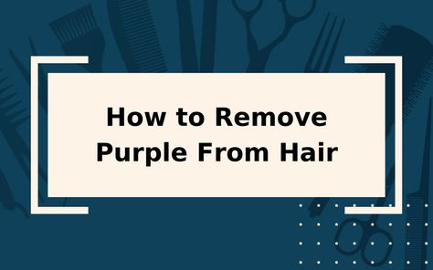 Click here to learn how to remove purple from hair. We'll cover things to consider, different methods to try, and a few tips and tricks. Purple Hair Without Bleaching, Purple Red Hair Color, Purple Toner, Red Purple Hair, Dark Purple Hair Color, Lavender Hair Colors, Yellow Blonde, Dark Purple Hair, Dyed Hair Purple