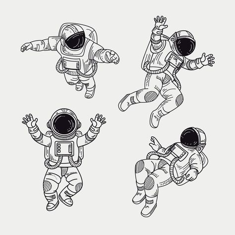 Outer Space Tattoos, Arm Tattoos Drawing, Astronaut Drawing, Astronaut Tattoo, Simplistic Wallpaper, New York Tattoo, Tattoo Minimalist, Space Drawings, Art Assignments