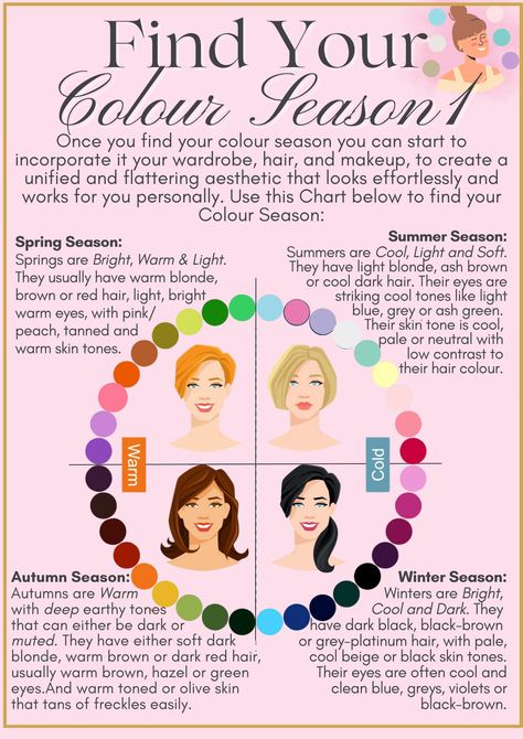 Unlock Your Best Colours with Colour Analysis! 🌟

Did you know that wearing the right colours can enhance your natural beauty, boost confidence, and make you glow effortlessly? 🌸✨ Colour analysis helps you discover your seasonal palette (Spring, Summer, Autumn, or Winter) so you can choose makeup, clothing, and accessories that truly flatter you! Say goodbye to dull outfits and hello to a radiant, harmonious look. 💖

#ColorAnalysis #FindYourSeason #PersonalColor #ColorTheory #WardrobeEssentials #GlowUp #StyleTips #FashionHacks #SeasonalColorAnalysis #PersonalStyling #LookYourBest #ConfidenceBoost #ColorHarmony #FashionTips #FlatteringColors Palette Spring, Seasonal Palette, Colour Season, Beauty Boost, Warm Blonde, Seasonal Color Analysis, Colour Analysis, Boost Confidence, Color Harmony