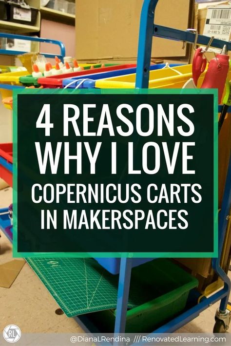 Makerspace Supplies, Makerspace Design, Makerspace Elementary, Makerspace Library, School Storage, Stem Lab, Computer Class, Teacher Librarian, Art Cart