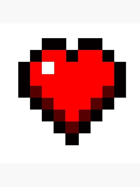 Minecraft Tattoo, Minecraft Heart, Minecraft Valentines, Minecraft Stickers, Universe Drawing, Pixel Heart, Minecraft Bedroom, Diy Minecraft, Pixel Art Templates