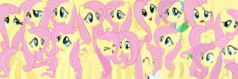 Fluttershy Header, Tumblr Banner, Cute Twitter Headers, Cute Banners, Blog Graphics, Cute Headers, Banner Gif, Mlp Pony, My Little Pony Pictures