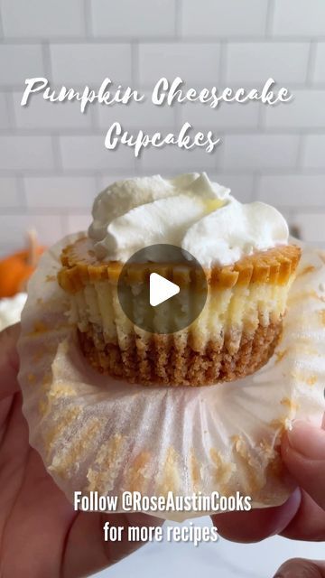 Pumpkin Cheesecake Cupcakes Recipe, Pumpkin Pie Cheesecake Cupcakes, Pumpkin Cheesecake Cups, Pumpkin Cheesecake Cupcakes, 1 Cup Pumpkin Puree, Cheesecake Cupcake, Happy October 1st, Cup Cheesecake, Pumpkin Cheesecake Muffins