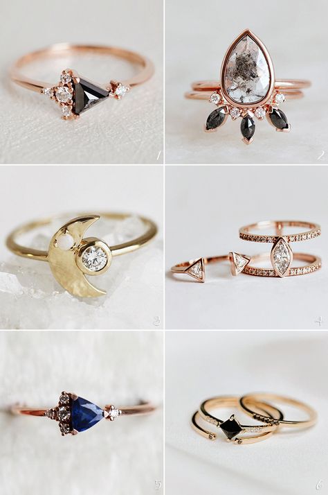 28 Handcrafted Alternative Non-Traditional Engagement Rings - Praise Wedding Lesbian Rings Engagement, Engagement Rings Non Traditional, Lesbian Engagement Ring, Non Diamond Engagement Rings, Rings With Meaning, Nontraditional Engagement Rings, Traditional Engagement, Unusual Engagement Rings, Colorful Gemstones