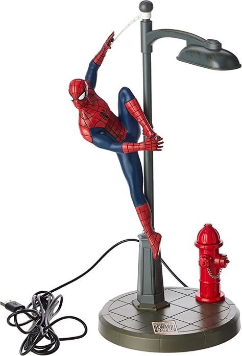 Spiderman Lamp, Spiderman Gifts, Office Light, Led Decoration, Usb Lamp, Avengers Superheroes, Marvel Collectibles, Spiderman Cake, Lamps For Sale