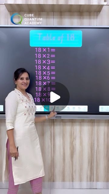 CUBE QUANTUM ACADEMY on Instagram: "Master the table of 18 with this fun and easy trick! 🔢✨ Say goodbye to memorization struggles and hello to creative learning! 🚀🧠 

(Cube Quantum Academy Online Offline Hybrid Coaching) 

#cubequantumacademy 
#mathmagic #tableof18 #learningmadefun #studyhacks #education #mathtricks #mathfun #learnmath #studytips" Math Tlm, Tlm Ideas, Math Magic, Memorization, Math Tricks, Creative Learning, Learning Math, Fun Math, Simple Tricks