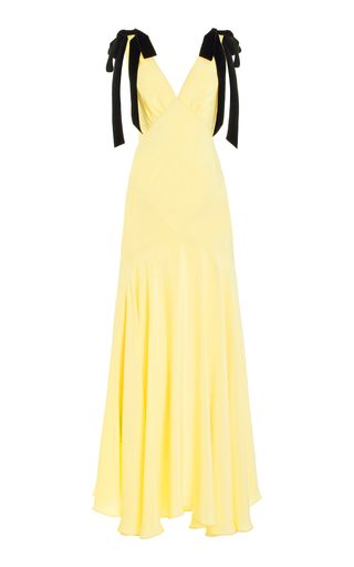 Dresses Bestsellers | Moda Operandi Yellow Couture Dress, Italy Wedding Guest Dress, Stylist Closet, Rodarte Dress, Oscar Gowns, Ribbon Dress, Va Va Voom, Romantic Dress, Maxi Dress Evening