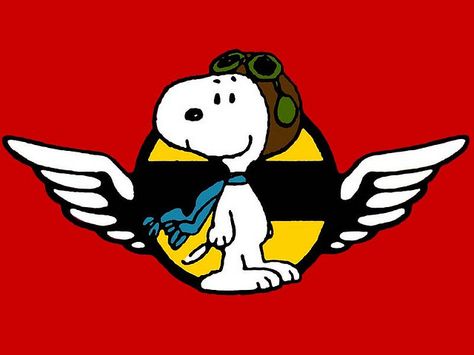 The flying Ace Red Baron Snoopy, Woodstock Snoopy, Snoopy Comics, Snoopy Funny, Snoopy Images, Peanuts Cartoon, Flying Ace, Snoopy Wallpaper, Red Baron