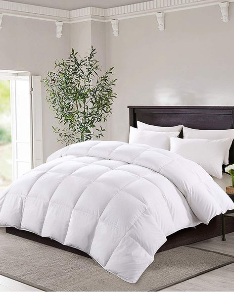 This Premium Duck Down Comforter Set is filled with 100% Feather Filling and is also a Perfect pick for Allergy Sufferers. Now for a Special Price! Shop this Look of the Season! #Comforter #comforterset #whitedown #duckdowncomforter #bedding #winterbedding Down Duvet, Spring Bedroom, Down Comforters, Winter Bedding, Cute Bedroom Ideas, White Goose, White Duvet, Soft Comforter, Down Comforter