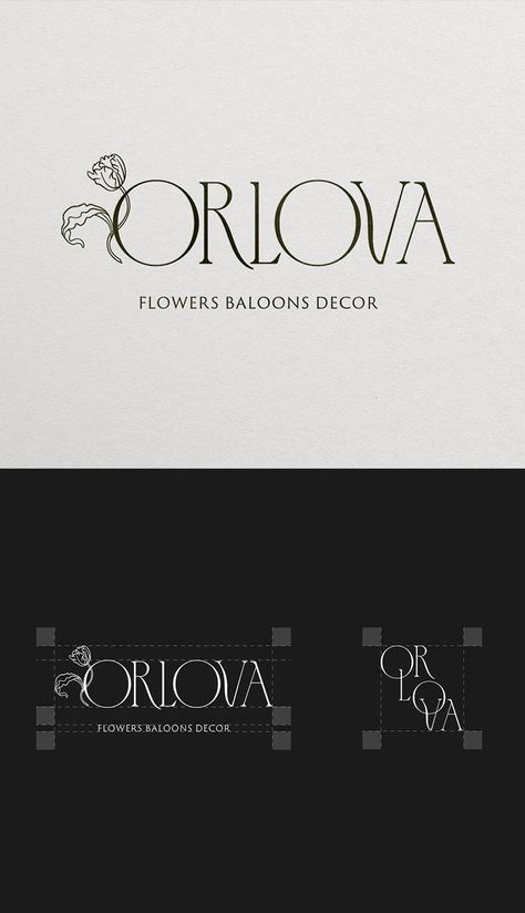 Flower Shop Logo Design, Flower Shop Logo, Florist Business Card, Florist Brand, Flower Typography, Logo Typo, Business Card Gallery, Flower Shop Design, Logo Branding Design