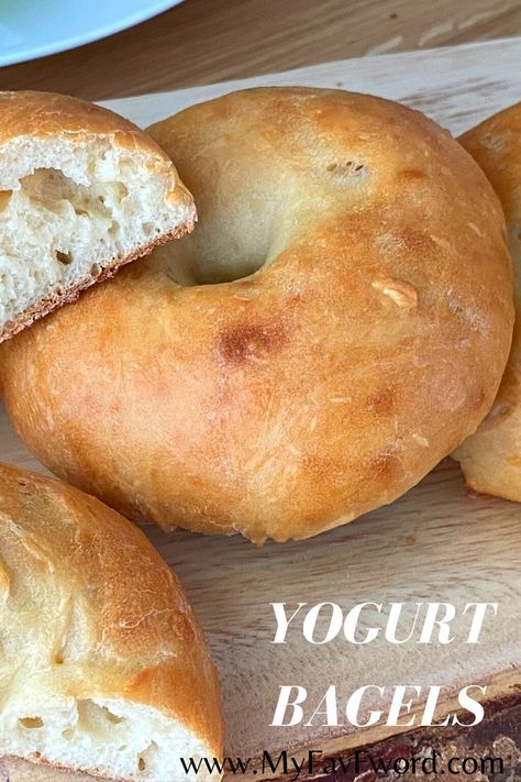 These bagels are so easy and quick to make. And because they are lower in calories and high in protein for a bagel, you can enjoy them pretty often. I like to eat them with smoked salmon and tomato or with a sunny side egg on top. Make sure to review the tips so you don't end up making the same mistakes I did. #bagels #yogurtbagels #highproteinbagels #bagelrecipe #lowcaloriebagels Sour Cream Bagels, High Fiber Bagels, Flour And Cottage Cheese Bagels, High Protein Bagels Recipe, Low Calorie Bagels Recipe, Low Sodium Bagels, Low Calorie Buns Recipe, Low Carb Bagel Recipe, Low Cal Bagel Recipe