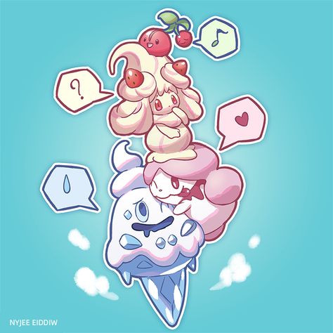 Alcremie Pokémon Art, Slurpuff Pokemon, Pokemon Alcremie, Fairy Type Pokemon, New Pokemon Game, Pokémon Stuff, Pokemon Wallpaper, Pokemon Pokedex, Pokemon Stuff