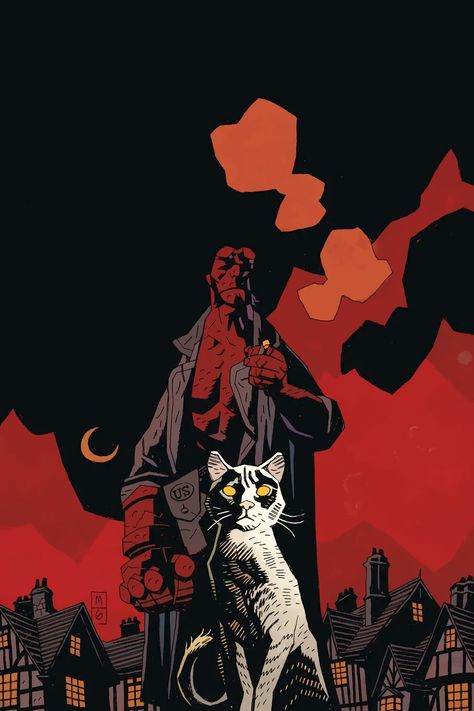 Hellboy Comics, Mignola Hellboy, Mignola Art, Hellboy Comic, Cartoon Reference, Mike Mignola Art, Hellboy Art, Hell Boy, Mike Mignola