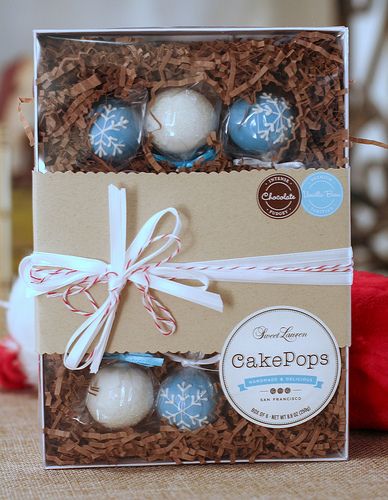 Cake Pop Packaging, Snowflake Cake Pops, Send To Your Best Friend, Snowball Cake, Pop Packaging, Holiday Cake Pop, Vanilla Bean Cake, Covered Chocolate, Vanilla Bean Cakes