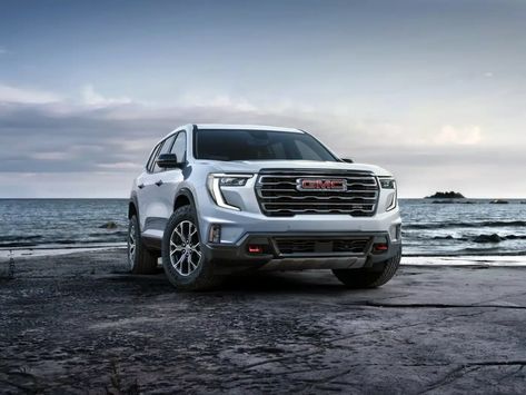 2024 GMC Acadia Debuts With More Cargo Space, Super Cruise Technology & New Turbo Engine Car Doctor, Gmc Suv, Gmc Acadia, Mid Size Suv, All Terrain Tyres, Rear Differential, Rugged Style, Luxury Suv, New Engine