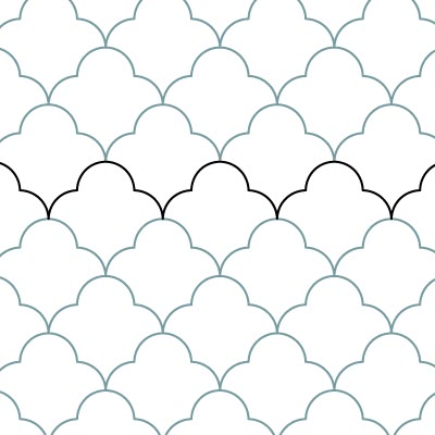 Cloud - Digital SQS-Cloud_Digital Hand Quilting Templates, Cloud Quilting Designs, Cloud Pattern Printable, Cloud Pattern Design, Free Motion Quilting Sky Designs, Quilt Pantograph Free Pattern, Digital Longarm Quilting Designs, Pattern Design Drawing, Hand Work Design