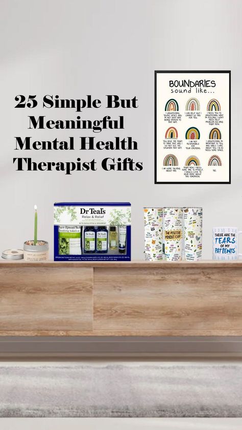 Here, we will share a bunch of mental health therapist gifts that you might want to get. In fact, you just need to pick something simple but meaningful for them. You can also give them something that may help them to relax because they need to take a break from their work, as simple as giving a scented candle or tea. Gifts For Psychiatrist, Gift For Therapist Thank You, Gift Ideas For Therapists, Therapist Gifts Mental Health, Therapist Gift Ideas, Gifts For Therapist, Gift For Therapist, Mental Health Worker, Counselor Gifts