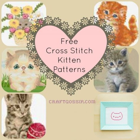 Free Cat Cross Stitch Patterns – Cross-Stitch #crossstitchpatterns #cross-stitchpatterns #freecrossstitchpatterns  #crossstitchcharts #catcrossstitchpatterns Cat Cross Stitch Patterns, Cat Cross Stitch Charts, Charts Patterns, Free Cross Stitch Designs, Free Cross Stitch Charts, Cross Stitch Freebies, Cat Cross Stitch Pattern, Cat Cross Stitch, Free Cats