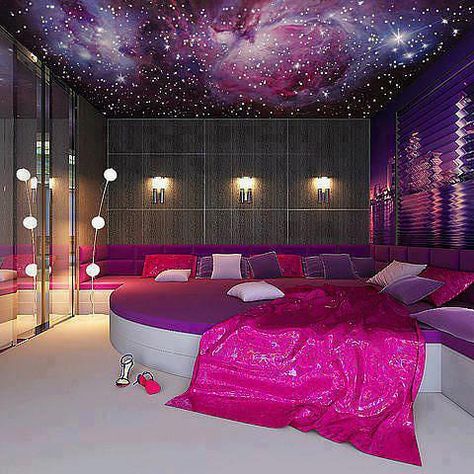 Amazing Bedroom Cerena says this is what I need in my bedroom Design Ložnic, Teen Girl Bedroom, Bedroom Goals, Pink Decor, Awesome Bedrooms, The Ceiling, Teen Room