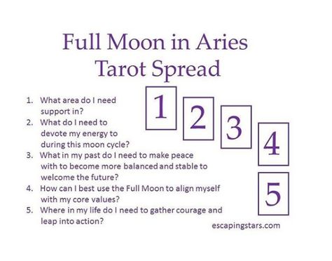 Aries Full Moon Tarot Spread, Full Moon In Aries Ritual, Secular Witchcraft, Full Moon Tarot Spread, Full Moon Tarot Reading, Aries Full Moon, Tarot Questions, Moon Gemini, Oracle Spreads