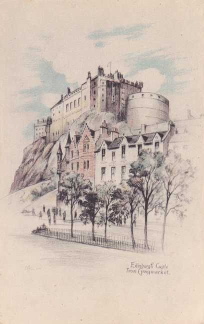 Edinburgh Castle Drawing, Sea Scapes, Castle Drawing, Scottish Castles, Edinburgh Castle, Round The World, Wroclaw, Pen And Watercolor, 16th Century