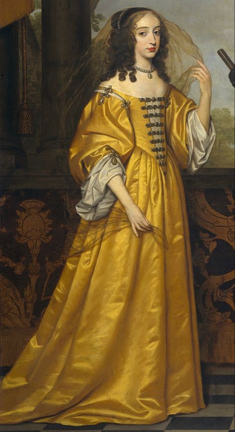 Incredible Dresses, 17th Century Dress, 17th Century Clothing, Prince Of Orange, 17th Century Fashion, Dress Painting, Mary Stuart, History Fashion, Century Clothing