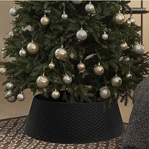 Amazon.com: Tree Nest Christmas Tree Collar Round Christmas Tree Ring Skirt Base Cover Christmas Decorations for Xmas Tree Plastic Wicker 26.8" D(Large, Black) : Home & Kitchen Christmas Tree Basket Skirt, Ring Skirt, Christmas Tree In Basket, Christmas Tree Ring, Ugly Christmas Tree, Christmas Tree Collar, Christmas Tree Base, Xmas Tree Skirts, Unique Magnets