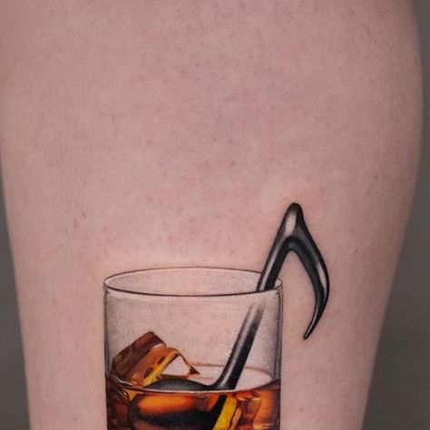 AkiWong | Tattooist on Instagram: "🥃🎵～～～～ . . . ……..Done at @inkflowstudio  . . . . #tattoo #inkflow #pepax #whisky #whiskytattoo #music #musictattoo #notemusic #notetattoo #note #beijingtattoo #akiwong #tattooist #tatt" Whisky Tattoo, Note Tattoo, Music Tattoo, Tattoos, Music, Instagram