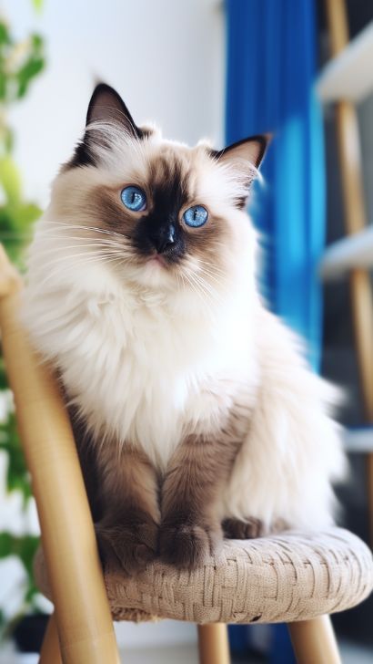 Birman Cat And 15 Pets - Are Birmans Friendly With Other Pets Birman Cat Kitten, Cat Breeds Siamese, Birman Kittens, Draw Cats, Balinese Cat, Burmese Cat, Birman Cat, Cat Ages, British Shorthair Cats