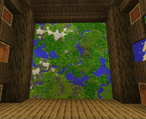 Map Room Minecraft Ideas, Map Room Minecraft, Minecraft Map Room, Minecraft Carpet Design, Minecraft Interiors, Roof Idea, Minecraft Building Designs, Minecraft Landscape, Aesthetic Buildings