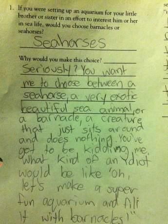 Laughed out loud so hard. More of the greatest inappropriate test answers from young children. Kids Test Answers, Funny Test Answers, Things Kids Say, Funny Test, Have A Laugh, School Humor, E Card, Funny Humor, What’s Going On