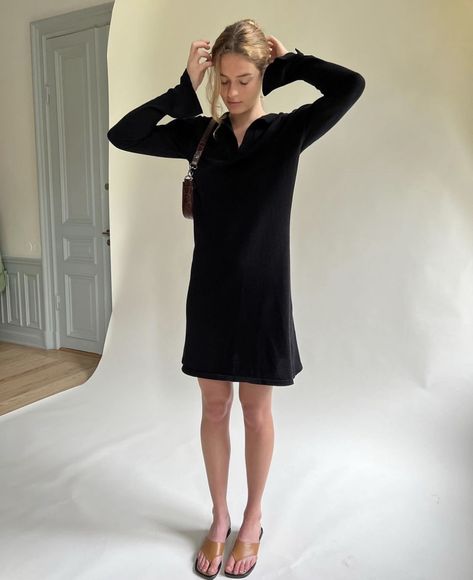 Weekend Well Spent, Getaway Dress, Djerf Avenue, Nun Dress, Neck Dress, High Neck Dress, High Neck, Instagram Profile, On Instagram