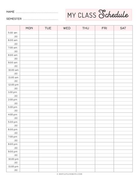 Weekly Class Schedule Template, Class Schedule Template, Schedule Templates, School Planner, Class Schedule, Schedule Template, Social Media Site, Templates Downloads, School Outfit