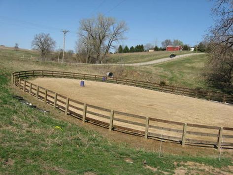 Outdoor Arena Horses Diy, Small Riding Arena Outdoor, Outside Horse Arena, Outdoor Arena Horses, Equestrian Arena Outdoor, Arena With Stalls, Horse Riding Arena, Equine Veterinarian, Horse Paddock