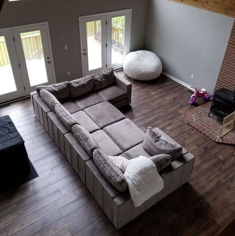 Lovesac Couch, Love Sac, Sofa Bean Bag, Ikea Living, Ikea Living Room, Future Family, Bag Chair, Modular Sectional, Basement Ideas