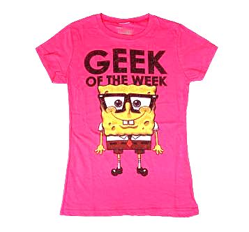 Geek Of The Week T-Shirt - Featuring Spongebob Spongebob Clothes, Spongebob Shirt, Geek Women, Geek Shirts, Nerd Shirts, Roblox T-shirt, Vintage Band Tees, Square Pants, Roblox Shirt