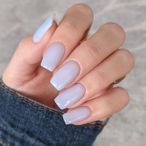 Milky Collection, Dip Color Powder, MK03 | DipWell Dip Nail Colors, Milky Nails, Plain Nails, Dip Nails, Homecoming Nails Acrylic, Nails Done, Summer Acrylic Nails, Color Story, Homecoming Nails