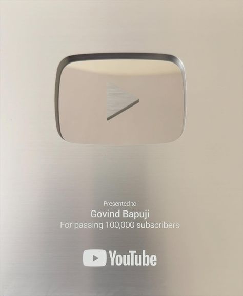 “Its never too late to achieve your Passion” Thanks & Grateful to all my #subscribers & #supporters 🙏 Feeling Motivated to share that my passion towards content creation and photography has stepped a Milestone by getting recognized by #youtube and they presented me #silverplaybutton by #youtubecreatorawards for completing 100000 Subscribers on my #youtubechannel #motivation #passion #life Please Subscribe my Youtube Channel #share #like #comment #reshare #follow Youtube 100000 Subscribers, Youtube Milestones, 100000 Followers, 100000 Subscribers, Subscribers Youtube, Nursing Goals, Subscribe My Youtube Channel, Play Button, Never Too Late