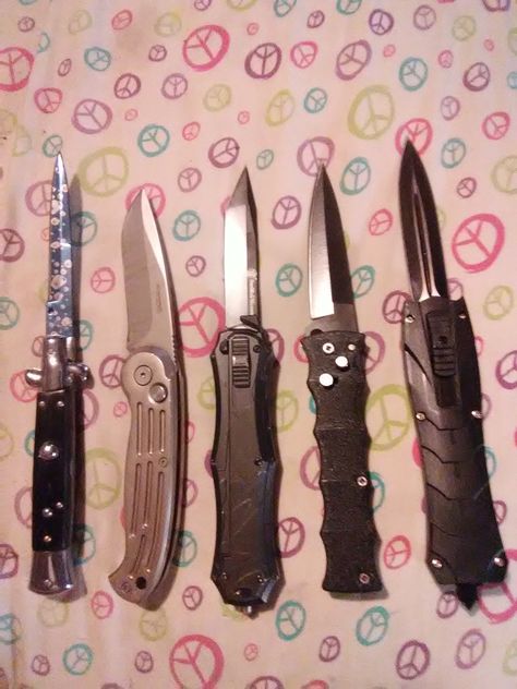 My ots and off collection Switch Knife, Automatic Knives, Pocket Knife