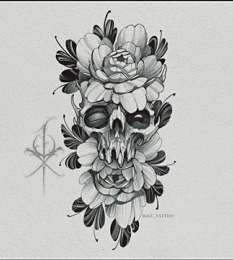 Chest Tattoo Ideas, Animal Tattoo Ideas, Ear Tattoo Ideas, Mommy Tattoos, Skull Art Drawing, Traditional Tattoo Design, Skull Tattoo Design, Mountain Tattoo, Next Tattoo