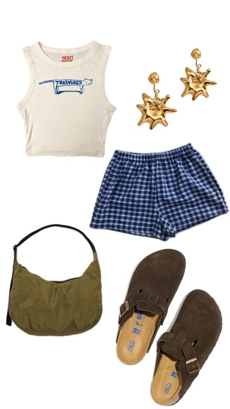 #outfit #style #fashion #outfitinspo #fit Summer Outfit Mood Board, Summer Outfits Camp, Cabin Outfit Summer, Comfy Summer Outfits Aesthetic, Summer Camp Fits, Hot Summer Day Outfit, Fall Summer Outfits, Camp Fits, Summer Camp Outfits