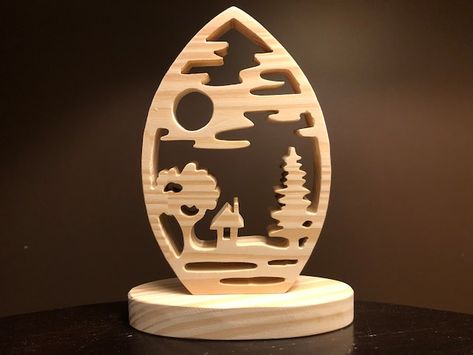 RJparkavenue - Etsy Canada Cabin In The Forest, Scroll Saw Projects, Paper Sketch, Scroll Saw Patterns Free, Wood Owls, Scroll Saw Pattern, Woodworking Patterns, Into The Wood, Paper Patterns