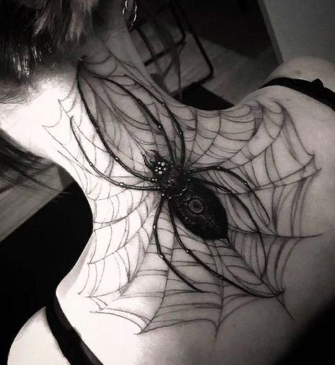 Dark Tattoo Ideas, Gotik Tattoo, 42 Tattoo, Spider Web Tattoo, Web Tattoo, Goth Tattoo, Wicked Tattoos, Theme Tattoo, Inspiration Tattoos