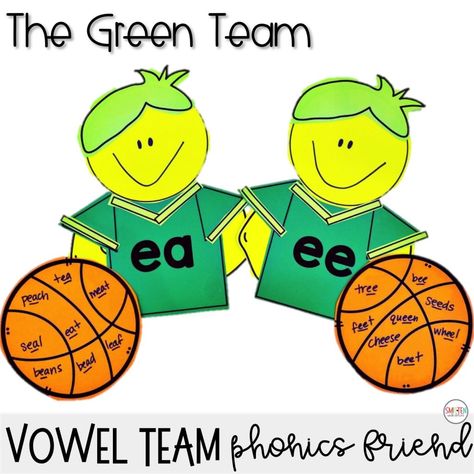 Long Vowel E Activities, Long E Craft, Long E Activities First Grade, Ee Sound Activity, Ee Ea Anchor Chart, Ee And Ea Activities, Ee And Ea Anchor Chart, Long E Vowel Teams, Long E Activities