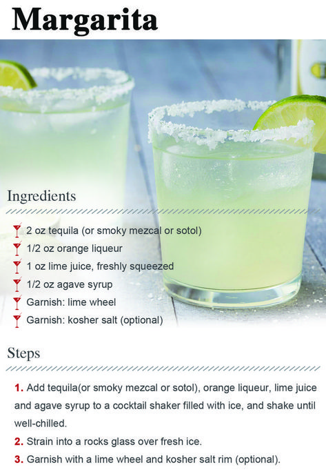 Margarita Tres Agaves Margarita Recipe, Patron Margarita Recipe, Agave Margarita Recipe, 2024 Cocktails, Agave Margarita, Mezcal Margarita, Glass Types, Margarita Ingredients, Margarita On The Rocks