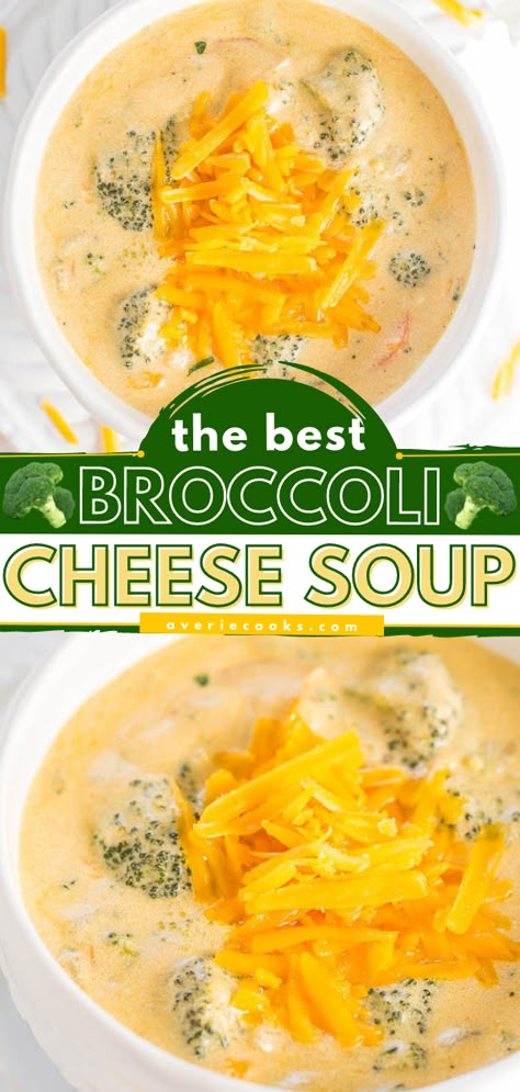 Cheese Soup Recipe Easy, Broccoli Cheddar Cheese Soup, Easy Broccoli Cheese Soup, Best Broccoli Cheese Soup, The Best Broccoli, Cheese Soup Recipe, Best Broccoli, Copycat Panera, Broccoli Cheese Soup Recipes