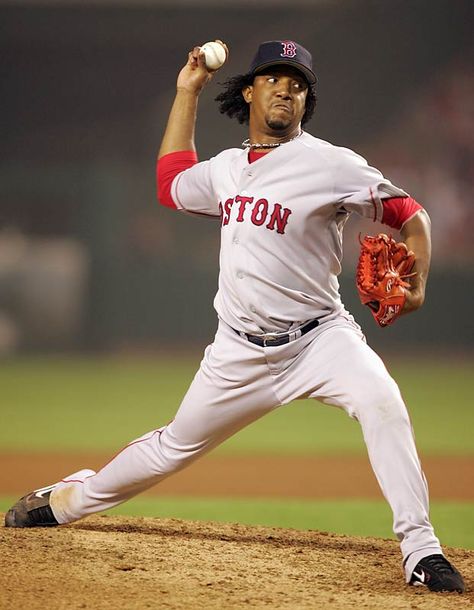 Pedro Martinez, Boston Red Sox, Starting Pitcher #3. Dominican Baseball, Mlb Pictures, Martinez Wallpaper, Red Sox Game, Pedro Martinez, Street Game, Red Sox Nation, England Sports, Go Usa