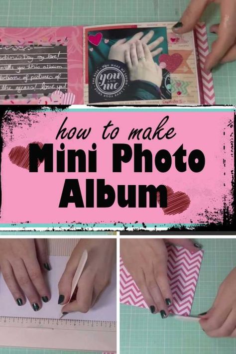 Small Photo Albums, Photo Album Diy, Mini Photo Albums, Album Diy, 4x6 Photo, Mini Photo, Dance Teams, Miniature Crafts, Photo Album