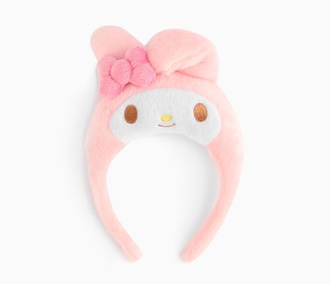 My Melody Plush Figure Headband: Face Quirky Hair, Hello Kitty Hair, My Melody Plush, Melody Plush, Shop Hello Kitty, Hello Pretty, Bunny Hat, Plush Bags, Japanese Characters