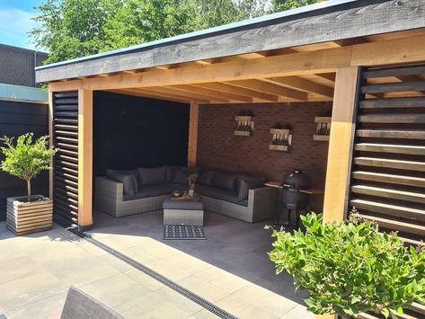 Shed With Fireplace, Contemporary Garden Rooms, Backyard Fireplace, Backyard Gazebo, Patio Fence, Backyard Pavilion, Outdoor Gardens Design, Garden Rooms, Pergola Patio